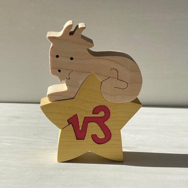 ハンドメイド 星座の組み木 山羊座