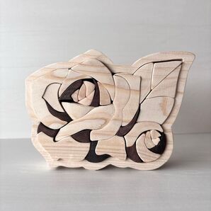 ハンドメイド 薔薇のパズル
