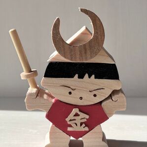 ハンドメイド 金太郎の組み木