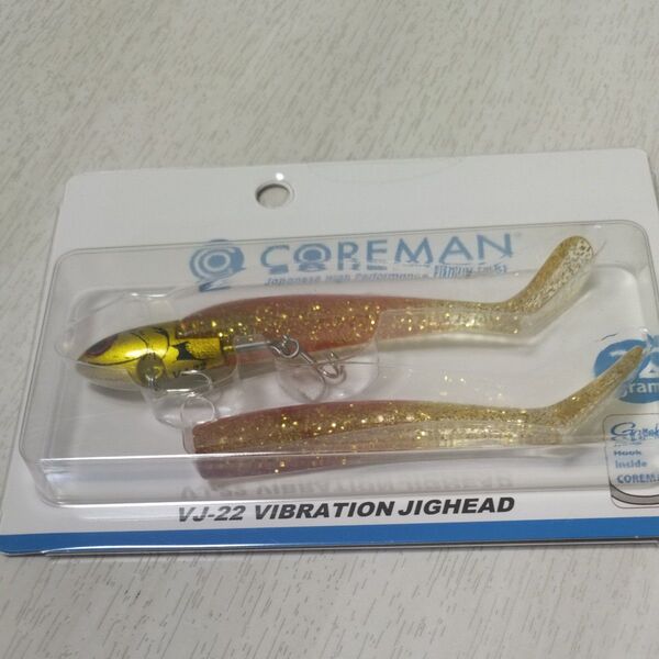COREMAN VJ-22 VIBRATION JIGHEAD ゴールド