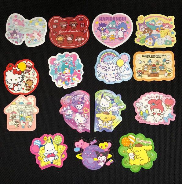 【未使用品】サンリオキャラクターズ シール 全15種コンプリートセット Furuta