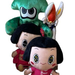 ぬいぐるみ4点セット スプラトゥーン ポケモン チコちゃんまとめ売り