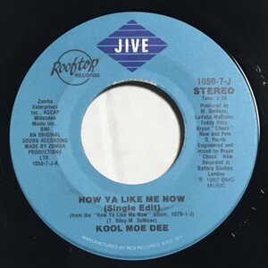 Kool Moe Dee - How Ya Like Me Now - Jive ■ rap 45