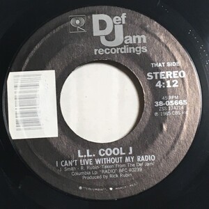 L.L.Cool J - I Can't Live Without Radio - Def Jam ■ rap 45