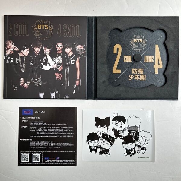 BTS 1st Single - 2 Cool 4 Skool (韓国盤) ケースのみ