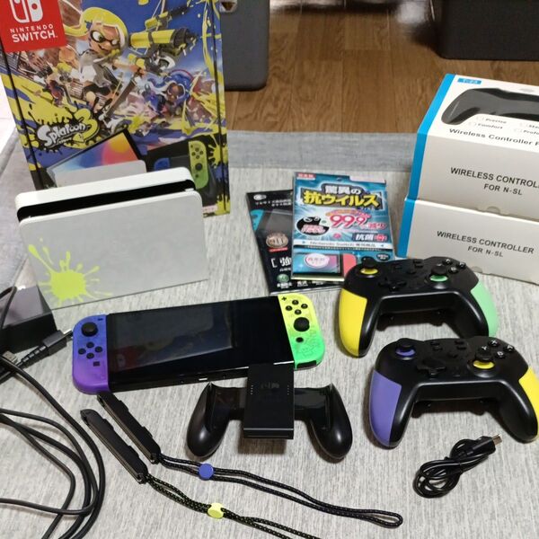 Nintendo Switch スプラトゥーン3エディション 本体 コントローラー2個セット