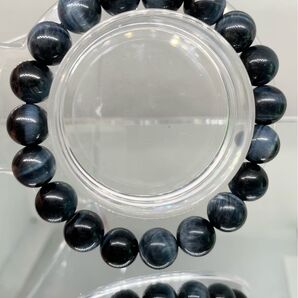 (79)ブルータイガーアイ天然石ブレスレット