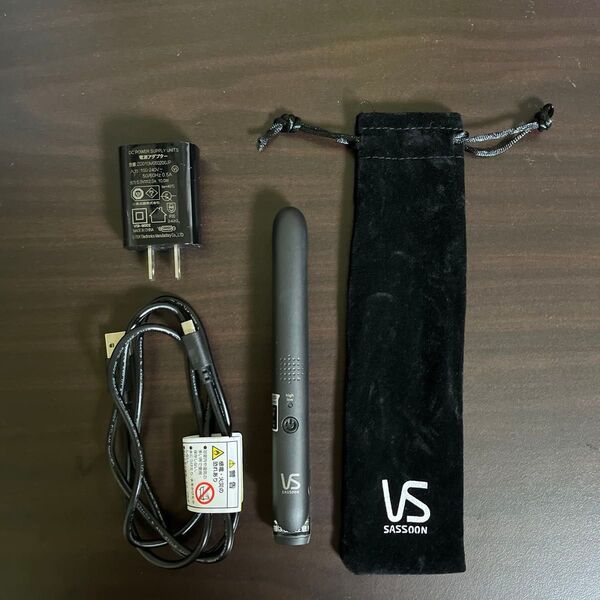 VS SASSOON モバイルストレートアイロン ブラック 13×6.5mm
