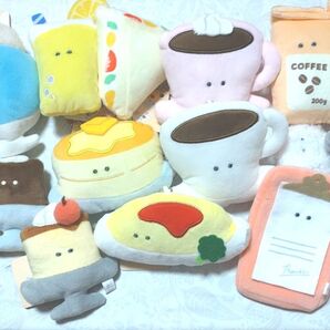 【つぶらな瞳の喫茶店】マスコット ボールチェーン ぬいぐるみ 12点セット
