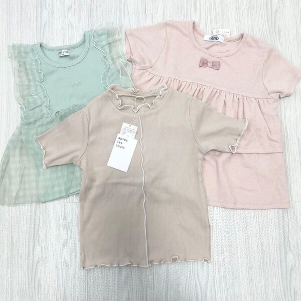 110センチ 女の子 半袖Tシャツ 半袖 夏服