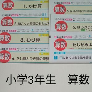 3年生 算数 青葉出版 東京書籍 カラーテスト 未使用 一学期 自宅保管