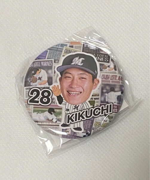 千葉ロッテマリーンズ 菊池吏玖 缶バッジ
