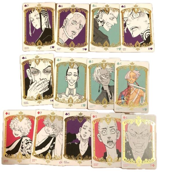 東京リベンジャーズ 新体験展 トランプ 今牛若狭 半間修二 黒川イザナ 画像通りセット売り