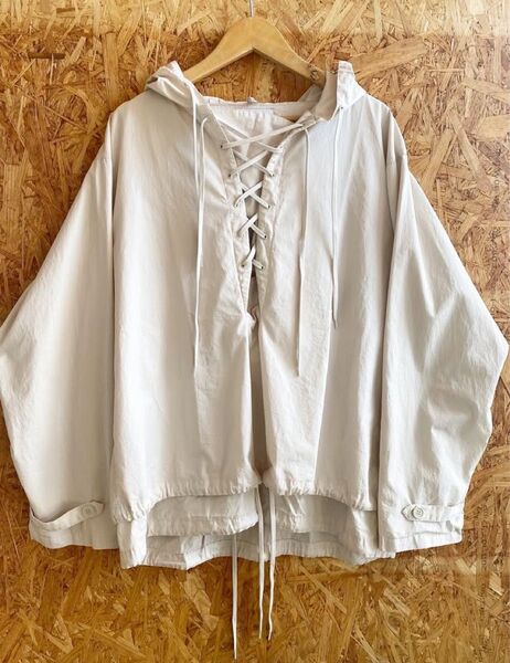 UNUSED Lace Up Pullover Jacket/2/コットン/US1930