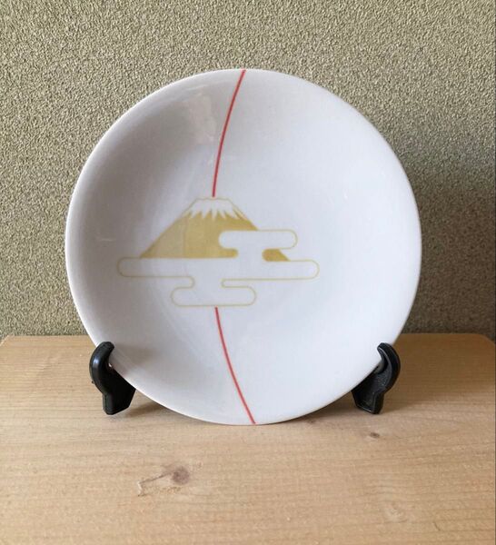 富士山 お皿 陶器 飾り皿