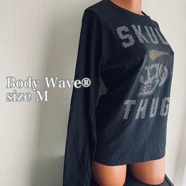 Body Wave スカルスタッズロンT
