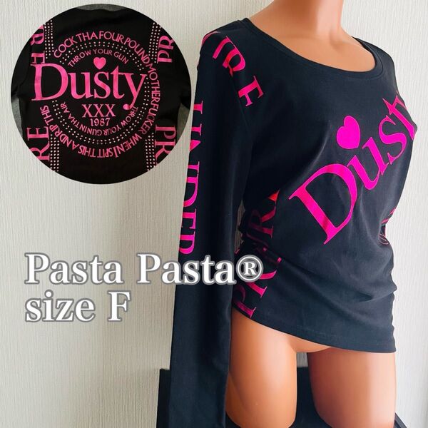 【希少】Pasta Pastaキラキラスタッズ派手柄ロンT
