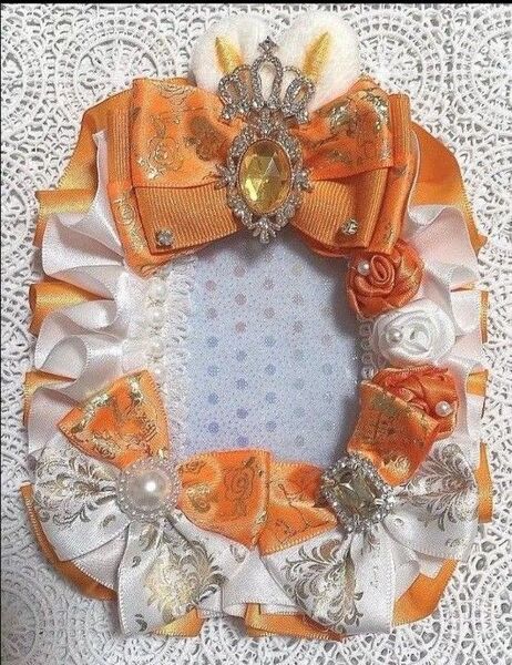 うさ耳硬質ケースロゼット ハンドメイド
