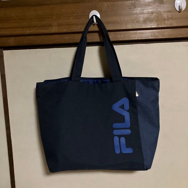 FILA トートバッグ ネイビー
