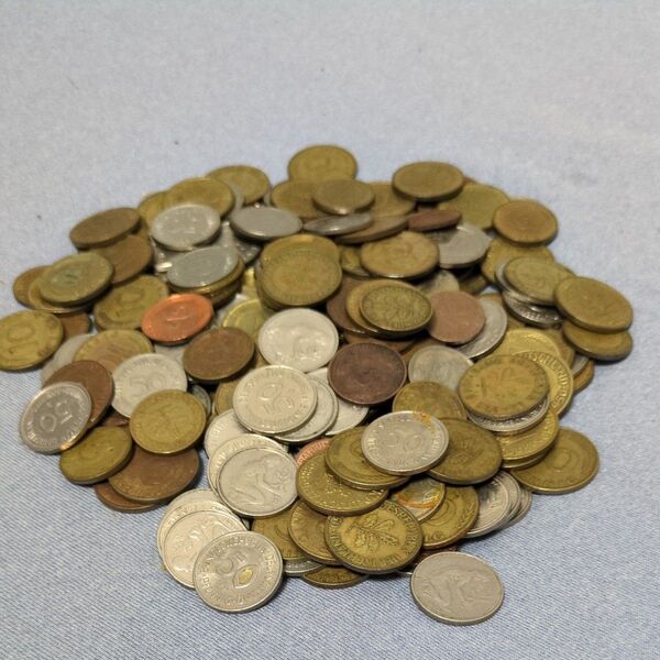 ドイツ旧硬貨 ペニヒまとめ 45.45ドイツマルク分