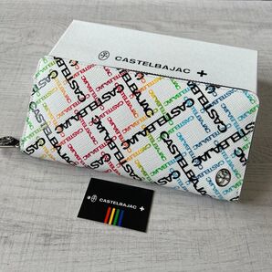 【新品】CASTELBAJAC カルル ラウンドファスナー 長財布 カード段12 牛革 カステルバジャック 定価¥19800