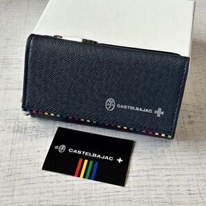 【新品 送料無料】CASTELBAJAC アーチ キーケース 5連 小銭入れ付き カステルバジャック 定価¥8800