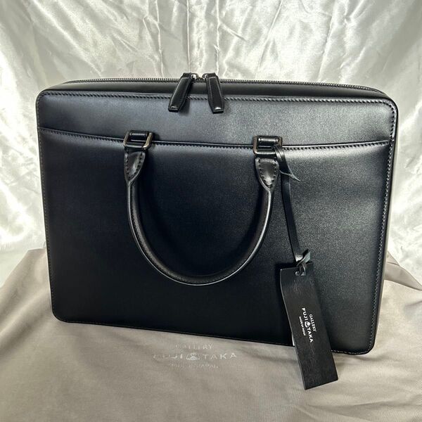 【新品 送料無料】FUJITAKA GALLERY マロエル 名巧レザービジネスバッグ A4ジャスト フジタカ 定価¥154000