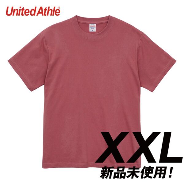 Tシャツ 半袖 5.6オンス ハイクオリティー【5001-01】 XXL ヘイジーレッド 綿100% 無地 ユナイテッドアスレ