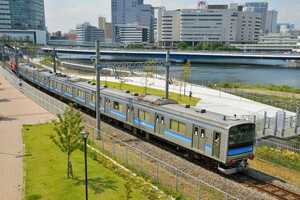 鉄道 デジ 写真 画像 205系 仙石線用車両 配給輸送 2