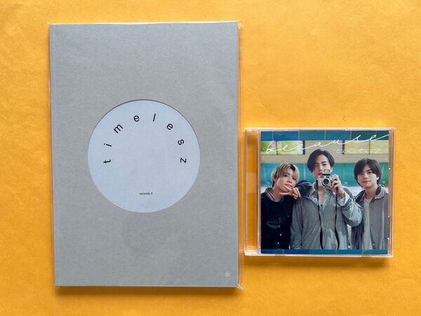 timelesz episode0 パンフレット&CD because 通常盤セット