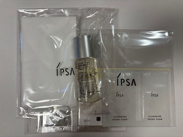 未開封 IPSA イプサ ザ・タイムR アクア デパコス 化粧水 30mL (画像2枚目クレンジング フレッシュフォーム サンプル