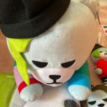 KRUNK BIGBANG ハートマスコット &吸盤付& 超 BIG 寝そべりぬいぐるみ&ルームマット☆ G-DRAGON ジヨン&絆創膏&パスケース＆ファーチャム_画像2