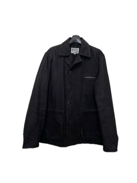 タケオ キクチ カバーオール ジャケット 黒 Lヒッコリーデニム部分仕様 ボタン仕様 ワールド