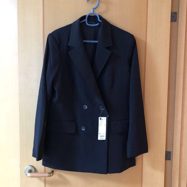 新品、ジャケット GUブラックM