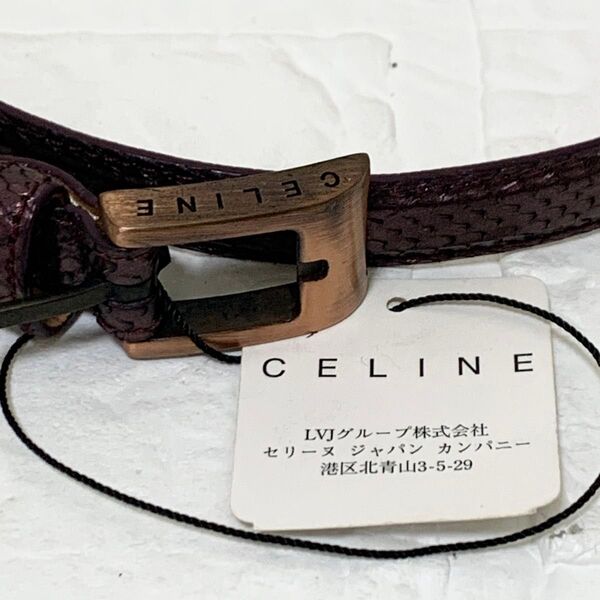 CELINE セリーヌ ベルト 蛇革 レディース
