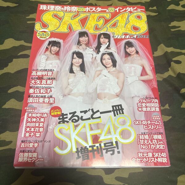 週刊プレイボーイ2012×SKE48 2012年6月15日 増刊号 Weeklyプレイボーイ