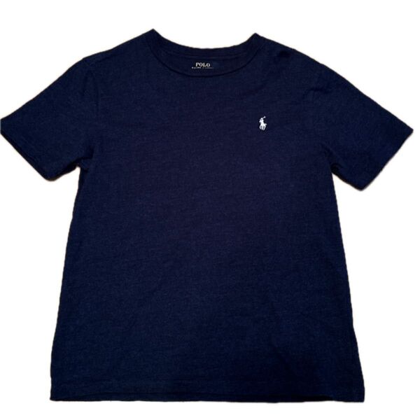 【POLO RALPH LAUREN】Tシャツ ラルフローレン 紺 ネイビー XS S 150