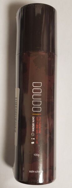 DOUDO ドウド ボリューム アップ ヘア スプレー 100g ダーク ブラウン