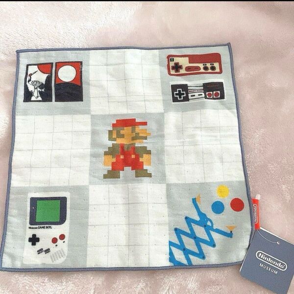 スーパーマリオ ピクセルアート タオル