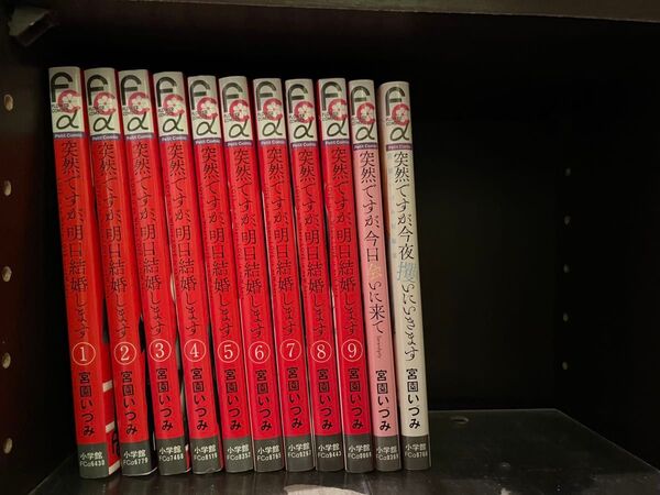 突然ですが、明日結婚します 1〜9巻全巻+突然ですが、今日会いに来て+ 突然ですが、今夜攫いにいきます セット