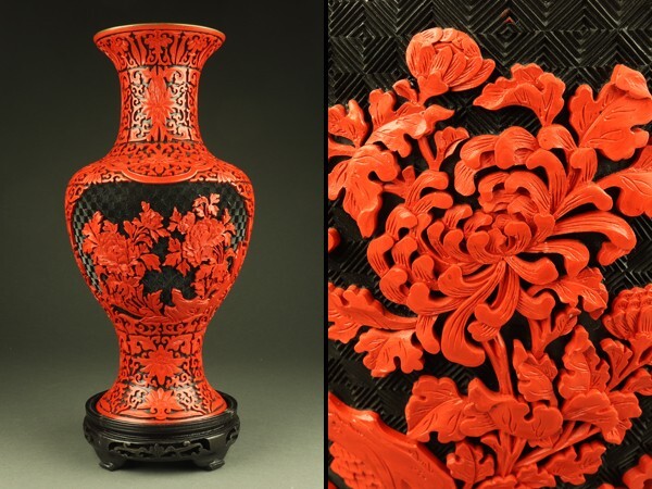 Yahoo!オークション -「中国 堆朱 花瓶」(その他) (漆芸)の落札 Yahoo!オークション -「中国 堆朱 花瓶」(その他) (漆芸)の落札