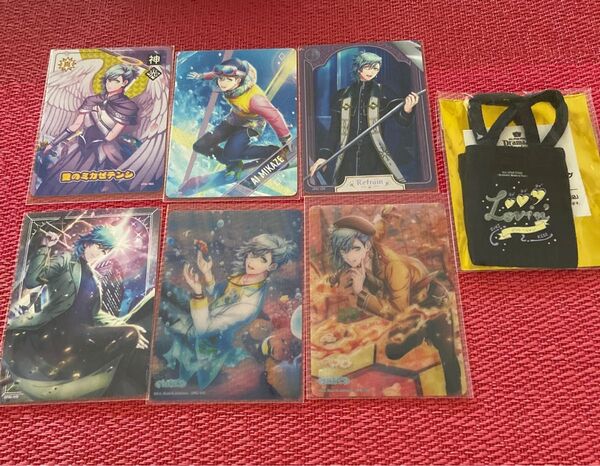 うたプリ ビジュコレ&ぬいぐるみ用トートバッグ 藍