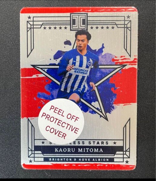 22枚限定 2023-24 Panini 三笘薫 ブライトン 金属カード Impeccable Brighton Mitoma