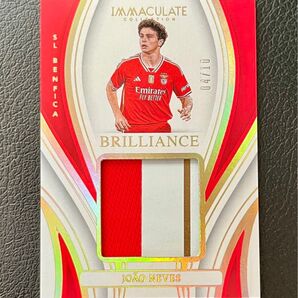 10枚限定 Panini ジョアン・ネヴィス パッチカード ベンフィカ PSG Immaculate Jersey