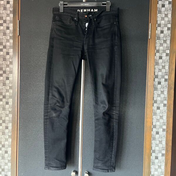 DENHAM ブラックデニム メンズ