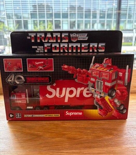 Supreme x Transformers G1 Optimus Prime Figure "Red"