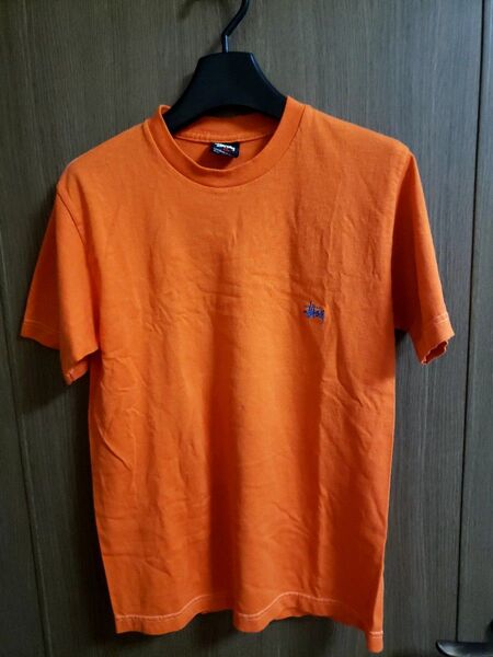 Stussy オレンジ Tシャツ Sサイズ