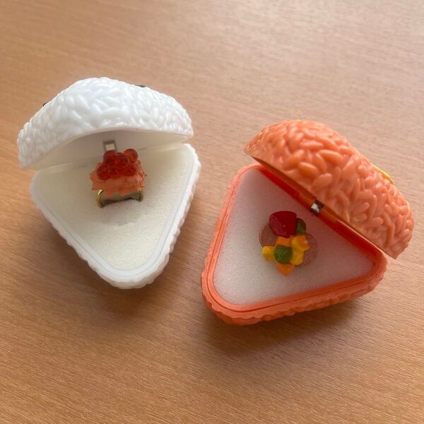【即購入◎】おにぎりング 2個セット 鮭いくら オムライス ミニチュア