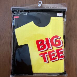 ヴィレッジヴァンガード 限定 ポケット付き 無地ビックTシャツ Mサイズ VILLAGE/VANGUARD イエロー Hanes