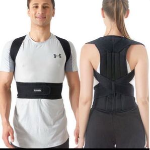 姿勢サポーター 姿勢ベルト 美姿勢サポーター 歪み予防 猫背 L サポーター 背筋 姿勢 男女兼用 ベルト 猫背 矯正